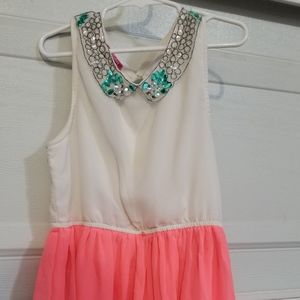 Pinky girls dress